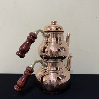 Bakırı Kalın Dövme Çaydanlık No : 2