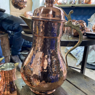 Bakır Sürahi Takımı