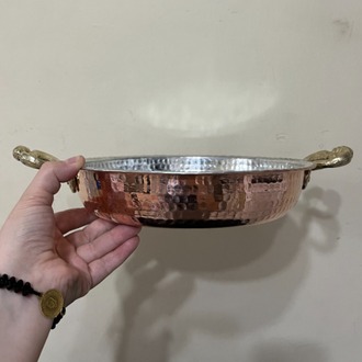 Dövme Bakır Yumurta Sahanı No:4