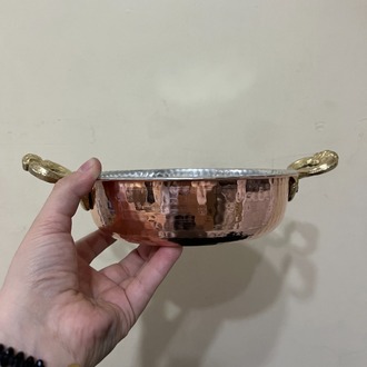 Dövme Bakır Yumurta Sahanı No:1