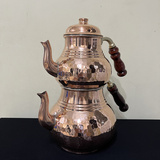 Bakırı Kalın Dövme Çaydanlık No:3
