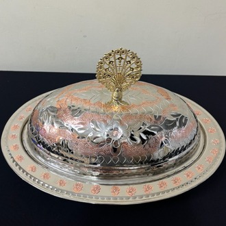 Kırmızı Beyaz Kayık Sahan 30 cm