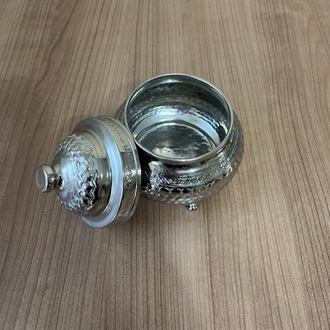 Petek Desenli Bakır Şekerlik 