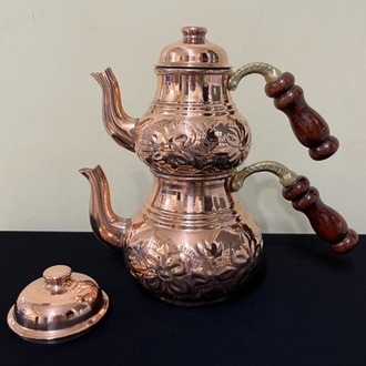 Kabartma Nakışlı Çaydanlık No:1