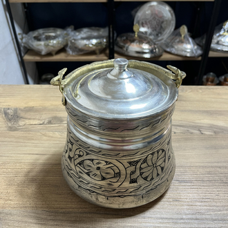 Oyma Nakışlı Bakır Bakraç
