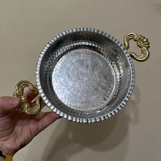 Dövme Bakır Yumurta Sahanı No:1