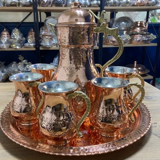 Bakır Sürahi Takımı