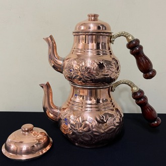 Kabartma Nakışlı Çaydanlık No:2