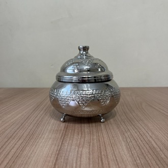 Üzüm Desenli Bakır Şekerlik