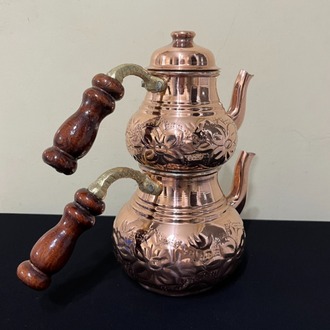 Kabartma Nakışlı Çaydanlık No:1