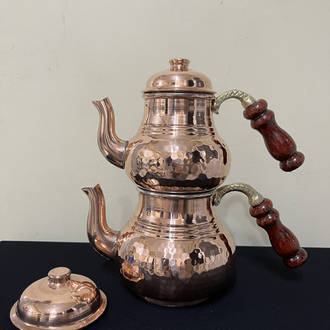Bakırı Kalın Dövme Çaydanlık No : 2