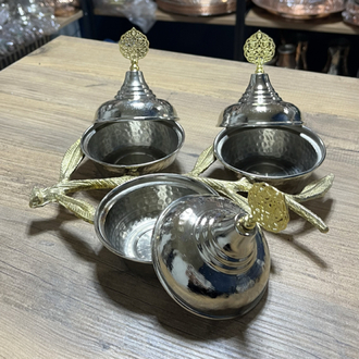 3’lü Zeytin Dalı Çerezlik & İkramlık