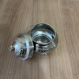 Üzüm Desenli Bakır Şekerlik
