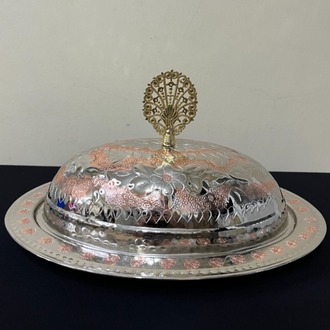 Kırmızı Beyaz Kayık Sahan 30 cm