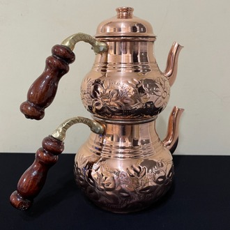 Kabartma Nakışlı Çaydanlık No:2