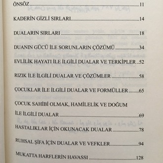 Duanın Gücü Sırların Şifresi