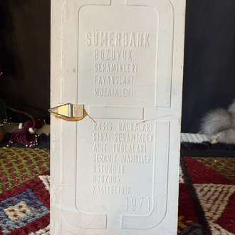 SÜMERBANK Seramik 1971