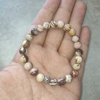 Leopar Jasper Doğal Taş Bileklik 