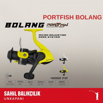 PORTFISH BOLANG 4000 OLTA MAKİNASI (3 BB)
