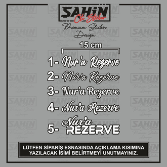 …’a REZERVE Sticker