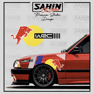 RedBull WRC Ön Çamurluk Sticker Set