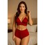 Yüksek Bel Şortlu Bralet Takım V1700
