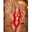 Dantelli Derin Dekolteli Seksi Body V2906
