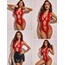 Dantelli Derin Dekolteli Seksi Body V2906