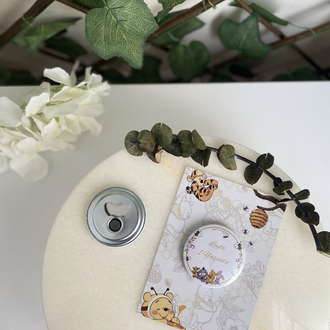  kız bebek açacak buton magnet 