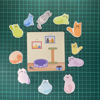 Sticker seti - Kedi