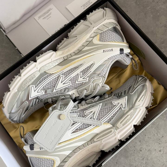Off White Men “PREMİUM” Silver White