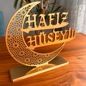 İsme Özel Hafız Yazılı Masaüstü İsimlik