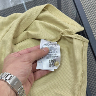 SAINT LAURENT Premium Polo Yaka Tshirt