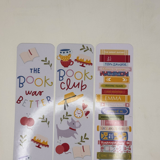Pastel Kitap Ayracı üçlü set