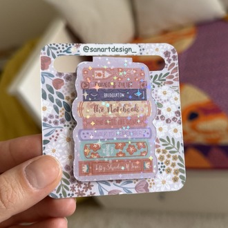 AŞK ROMANLARI TEMALI Manyetik Kitap Ayracı