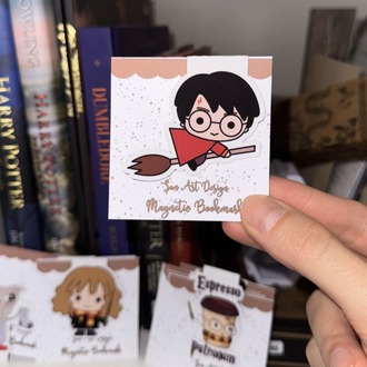 HARRY POTTER TEMALI Manyetik Kitap Ayracı 3 ADET