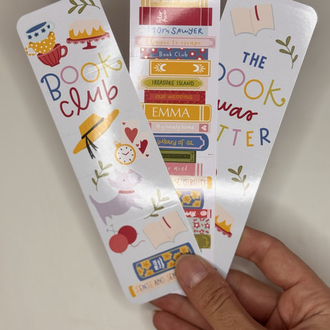 Pastel Kitap Ayracı üçlü set