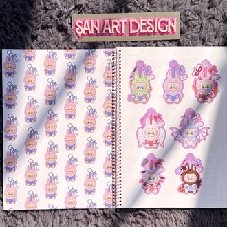 KUROMİ/LABUBU/STİTCH/KAPİBARA 1 ADET ÇİZGİLİ DEFTER