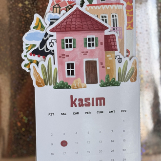 2026 Renkli Evler Takvimi