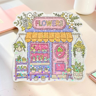 Flowers Hause - Parıltılı- Tekli
