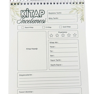 KİTAP İNCELEME GÜNLÜĞÜ