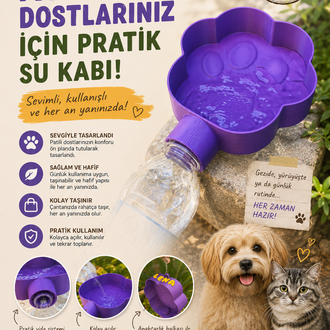 Su kabı (pet şişe uyumlu)