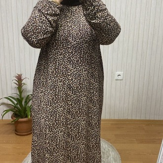 İNCE Leopar Battal Tunik 70 Bedene Kadar