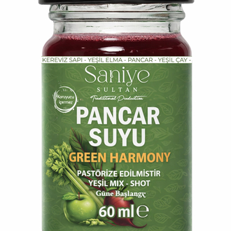 Saniye Sultan Yeşil Mix Green Harmony Bitkisel Shot Serisi 7 Günlük Rutin 