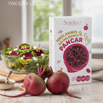 Kullanıma hazır, haşlanmış ve dilimlenmiş pancar – vakumlu paket 250 gr