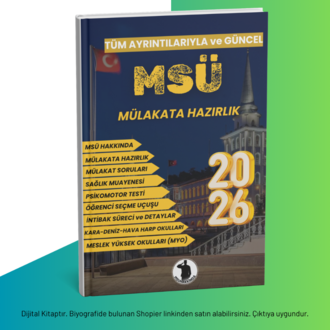 2026 MSÜ Mülakata Hazırlık