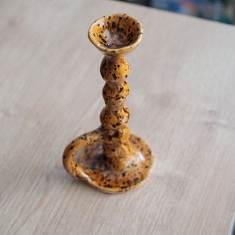 Amber Candle Holder