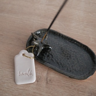 Noir Incense Holder Set