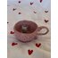 COQUETTE Kedi Detaylı Kalpli MUG (Kişiselleştirilebilir)