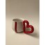 LOVE Serisinden Kalp Kulp Detaylı Mug